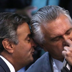 Aécio Neves e Ronaldo Caiado