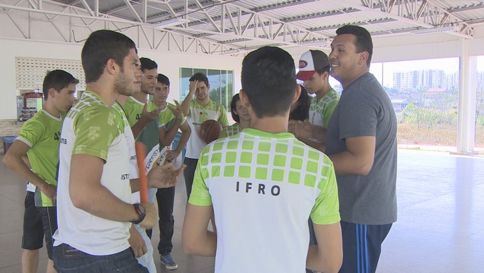Atletas do Ifro treinam para o Jifen (Foto: Reprodução/ TV Rondônia)