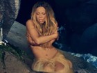 Mariah Carey aparece nua e com o corpo coberto de glitter em novo clipe