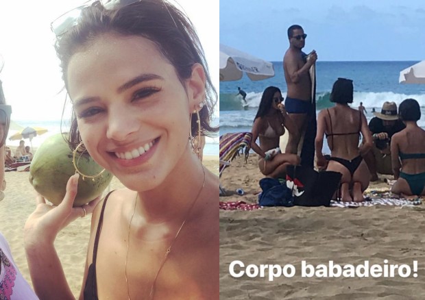 F Encontra Bruna Marquezine Na Praia E Aplaude Boa Forma Corpo