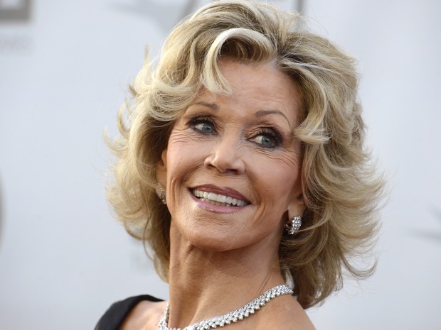 Jane Fonda em premiação em Los Angeles, nos Estados Unidos (Foto: Phil McCarten/ Reuters)