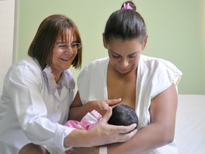 Primeiro bebê do ano em Campo Grande vai se chamar Mileny (Foto: Tawany Marry/G1MS)