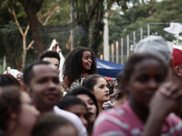 Show de Mano Brown no Palco Jardim Helena, na Zona Leste de São Paulo, na Virada Cultural (Foto: Caio Kenji/G1)