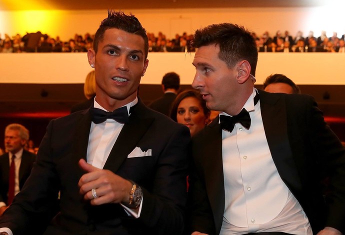 Messi Cristiano Ronaldo Bola de Ouro (Foto: AFP)