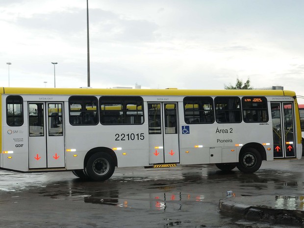 Ônibus da Pioneira na Rodoviária do Plano Piloto (Foto: Renato Araújo/Agência Brasília) Ônibus da Pioneira na Rodoviária do Plano Piloto (Foto: Renato Araújo/Agência Brasília)