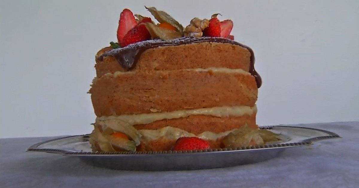 G Confeiteira de MT ensina a preparar Naked Cake recheio de nozes notícias em Mato Grosso