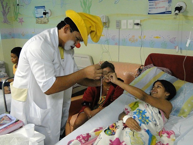 Estudantes visitam hospitais e levam alegria a crianças (Foto: Divulgação/Anjos da Enfermagem)