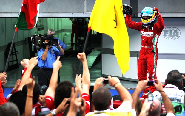 Fernando Alonso no GP da Malásia (Foto: Getty Images)