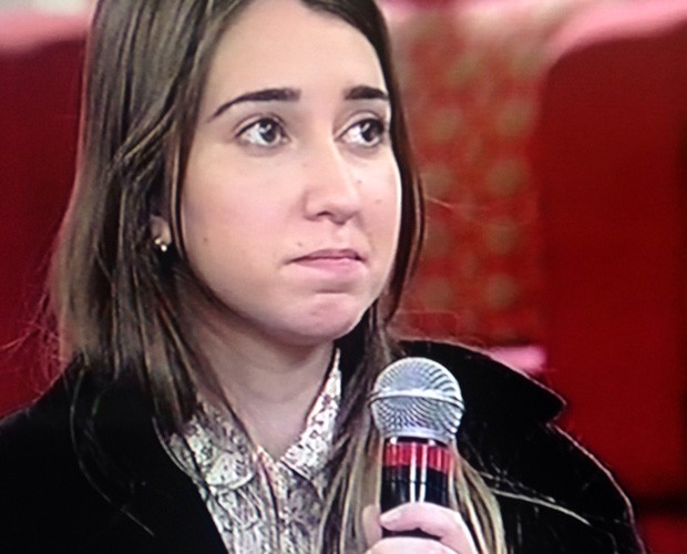 Exclusivo! Fátima conversa com torcedora do Grêmio (Foto: Encontro com Fátima Bernardes/TV Globo)