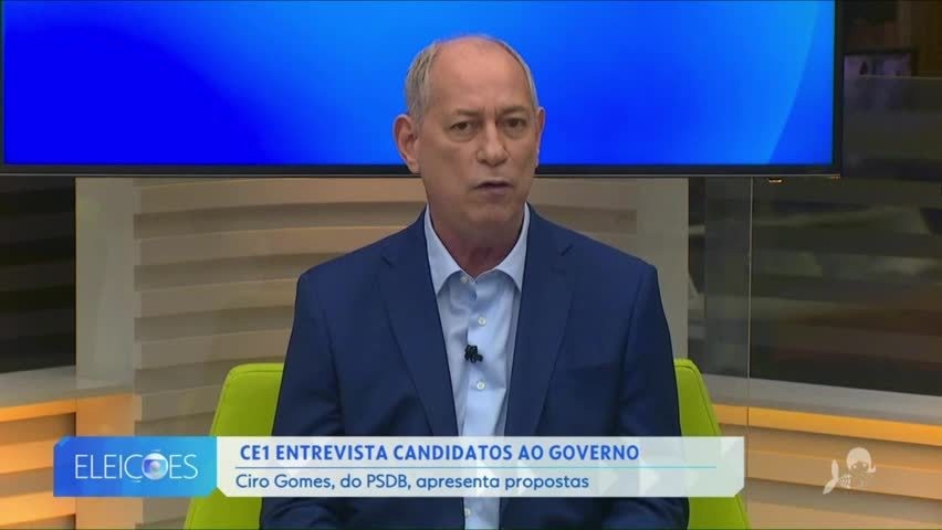 Ciro Gomes detalha plano de governo e propostas para o Ceará em entrevista ao CE1​‌​