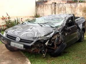 acidente carro santarém grávida (Foto: Reprodução/ TV Tapajós)