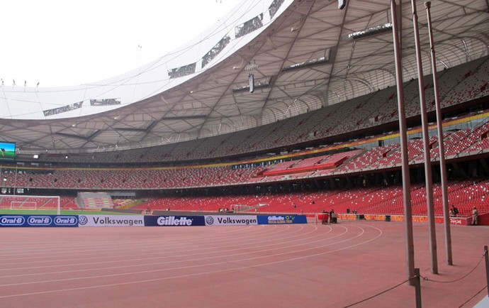 estádio ninho do pássaro china (Foto: Márcio Iannaca) estádio ninho do pássaro china (Foto: Márcio Iannaca)