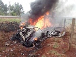 G1 Jovem morre carbonizada após acidente em rodovia de MS notícias