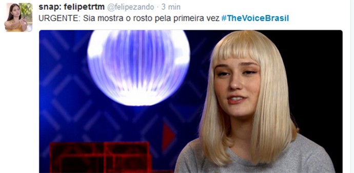 Sia Voice (Foto: Reprodução/Internet)