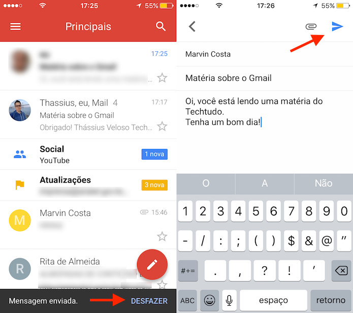 Como Cancelar O Envio De E Mail No Aplicativo Do Gmail Dicas E Tutoriais Techtudo 0567