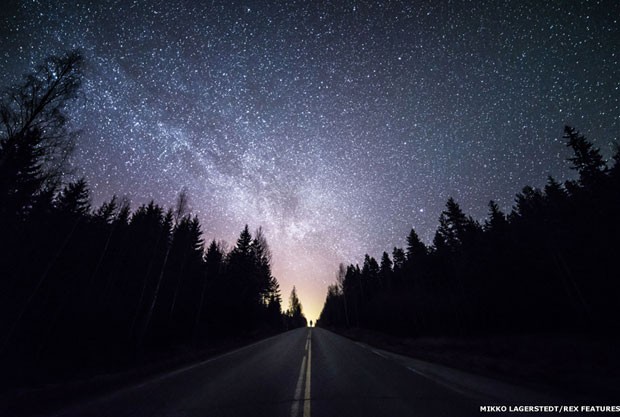 Uma das fotos que Mikko Lagerstadt tirou na Finlândia (Foto: Miko Lagerstadt/Rex Features/BBC)