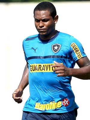 Jobson no treino do Botafogo (Foto: Jorge William / Ag. O Globo)