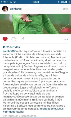 Eninho, meia do ASA (Foto: Arquivo Pessoal)