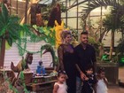 Dani Souza e Dentinho comemoram o aniversário do filho