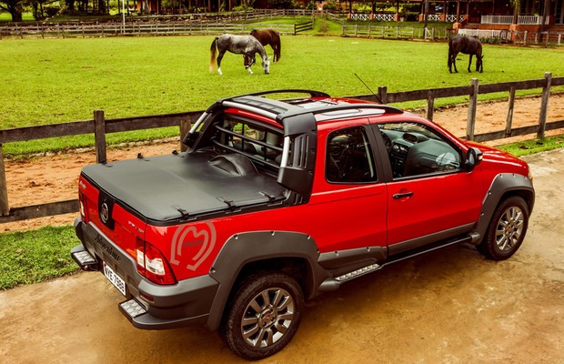 Edição especial Mangalarga Marchador para Fiat Strada Trekking e Adventure (Foto: Divulgação) Edição especial Mangalarga Marchador para Fiat Strada Trekking e Adventure (Foto: Divulgação)