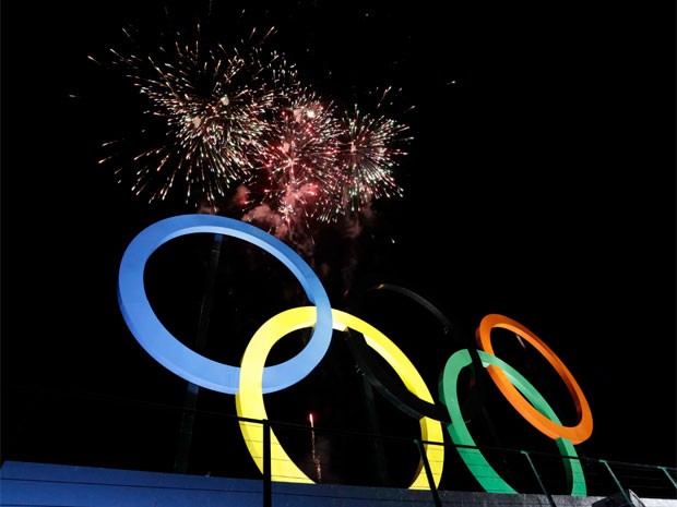 Símbolo das Olimpíadas foi inaugurado no Parque Madureira (Foto: Rafael Lima / Prefeitura do Rio)