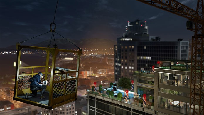 Use as habilidades de Marcus para invadir sistemas e roubar informações (Foto: Divulgação/Ubisoft)