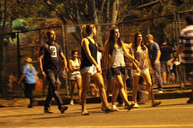 Sasha e amigas no Rock in Rio (Foto: Claudio Andrade / FotoRioNews)