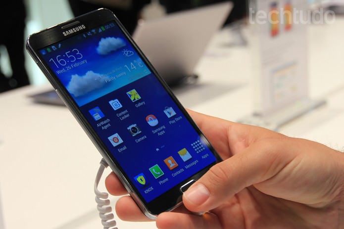 Galaxy Note 3 (Photo: Isadora Diaz / TechTudo)
