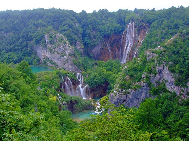 Parque Nacional Lagos de Plitvice, na Croácia (Foto: Creative Commons/Conarte69)