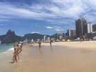 Rio tem maior temperatura e sensação térmica do ano neste sábado