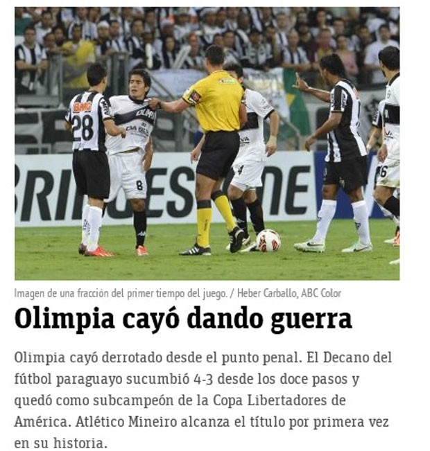 Reprodução Atlético-MG Campeão Libertadores ABC (Foto: Reprodução)