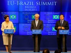Europa 'pode contar com o Brasil' para superar crise, diz Dilma
