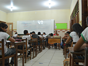 Escola no Acre (Foto: Caio Fulgêncio/G1)