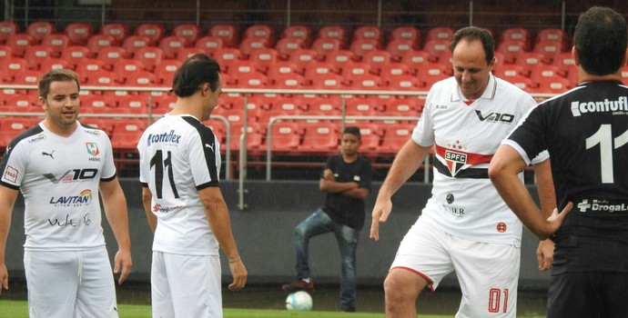 Rogério Ceni e Massa (Foto: Pedro Lopes)