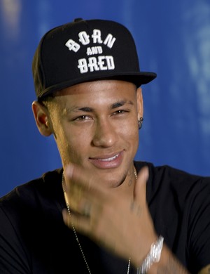 Neymar Entrevista Barcelona (Foto: Claudio Chaves / GloboEsporte.com)