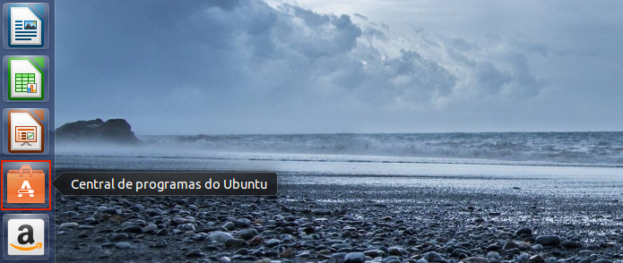 Acessando a Central de programas do Ubuntu (Foto: Reprodução/Edivaldo Brito)