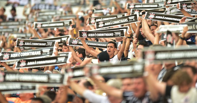 Torcida Corinthians Corinthians x Palmeiras (Foto: Marcos Ribolli)