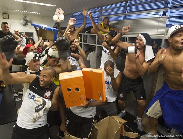 Corinthians Harlem Shake (Foto: Daniel Augusto Jr / Agência Corinthians)