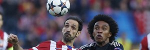 Atl. de Madrid e Chelsea ficam no zero a zero (Andres Kudacki/AP)