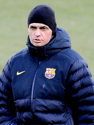  Tito Vilanova treino Barcelona (Foto: AFP)
