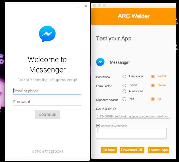 Facebook Messenger rodando no Google Chrome, sem emuladores adicionais (Foto: Reprodução/Melissa Cruz) Facebook Messenger rodando no Google Chrome, sem emuladores adicionais (Foto: Reprodução/Melissa Cruz)
