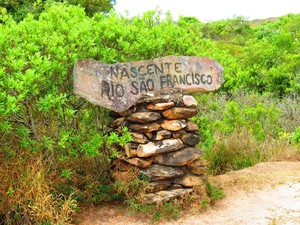 Nascente do Rio São Francisco na Serra da Canastra (Foto: Daniela Labonia/Divulgação)