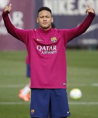 Neymar "Tá tranquilo, tá favorável" treino Barcelona (Foto: Reprodução Instagram)
