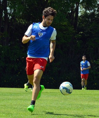 Alexandre Pato São Paulo treino (Foto: Érico Leonan / saopaulofc.net) Alexandre Pato São Paulo treino (Foto: Érico Leonan / saopaulofc.net)
