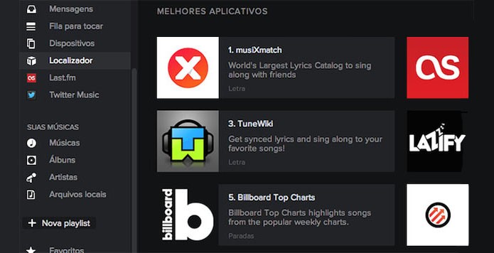 Localizador de apps será removido do Spotify para Windows e Mac (Foto: Reprodução/Paulo Alves)