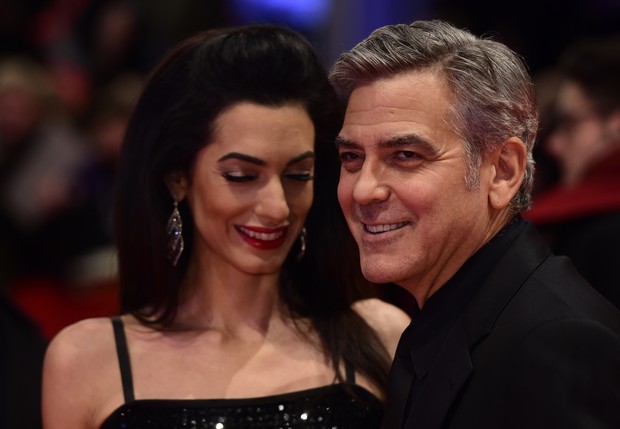 George Clooney e Amal Alamuddin (Foto: Agência AFP)