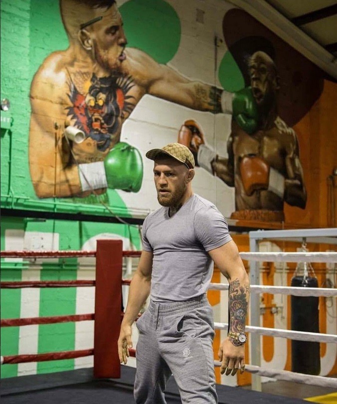 Conor McGregor parede academia UFC (Foto: Reprodução/Twitter) Conor McGregor parede academia UFC (Foto: Reprodução/Twitter)