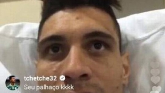 Via assessoria, Tchê Tchê diz que não comentará as ofensas feitas a Gabriel