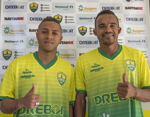 Clebinho e Cléo Silva, reforços do Cuiabá (Foto: Assessoria/Cuiabá Esporte Clube)