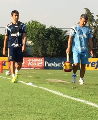 Robinho faz recondicionamento físico; reservas do Verdão treinam no campo